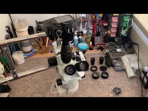 Мой микроскоп SZMN 7-45X, ОБЗОР, выводы, СТОИТ ЛИ ПОКУПАТЬ?