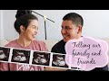 Telling our family and friends we're pregnant!