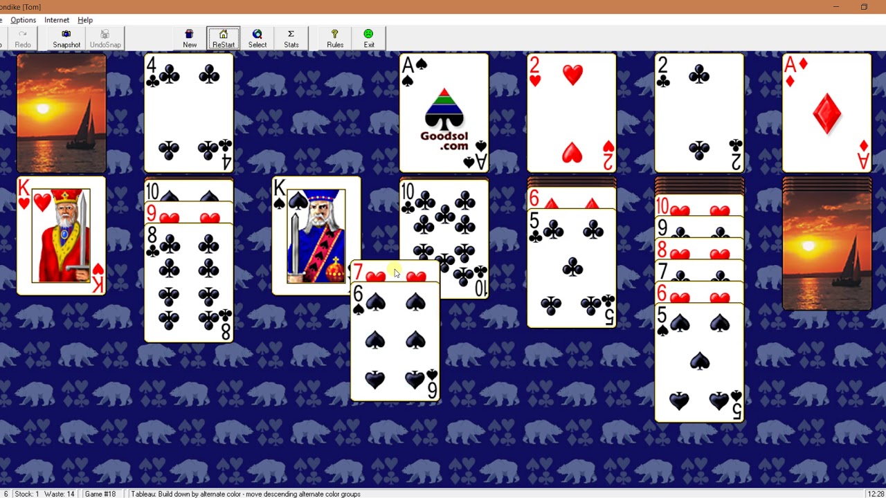 Classic Solitaire Windows XP (Klondike) - Play Online