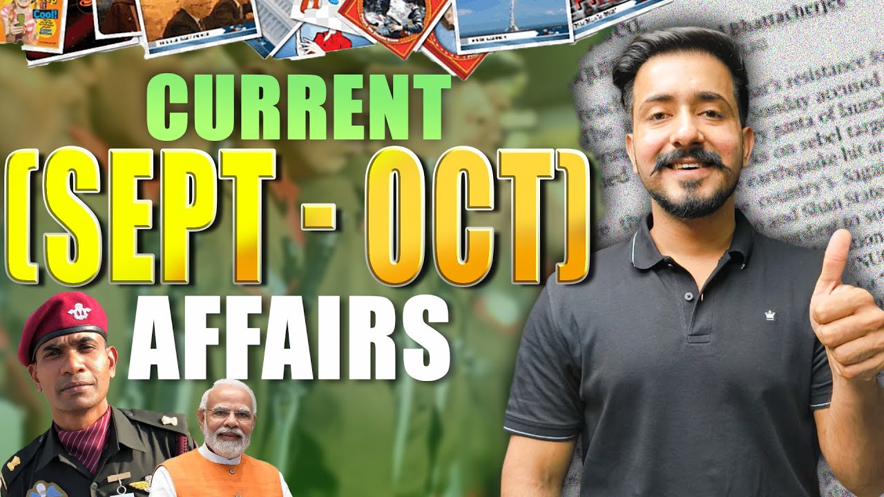 September + October Most Important Current Affairs for CDS / NDA ...