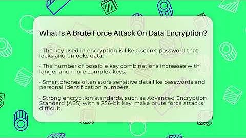What Is A Brute Force Attack On Data Encryption? - Phone Fix and Features