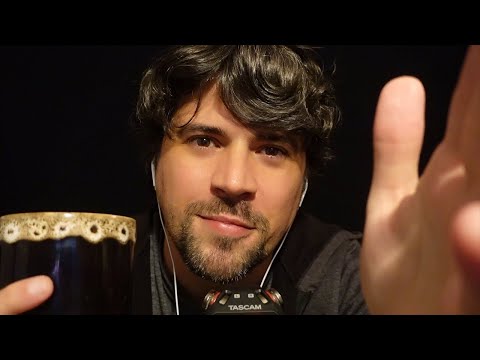 Asmr: Acolhendo e aquecendo seu coraçãozinho no final do dia | Fiz chá quentinho e cafuné em você