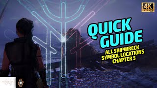 ALL Symbol Locations Beach Shipwreck Puzzle (Chapter 5) | Hellblade 2