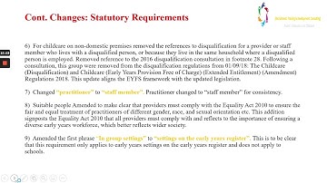 The New Early Years Foundation Stage EYFS Framework September 2021