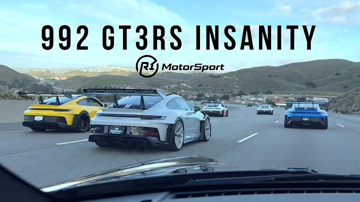 R1 Motorsport 992 GT3RS Meet & Drive - INSANE MEET