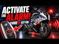 HOW TO ACTIVATE ALARM ON A BMW S1000RR WITHOUT FOB