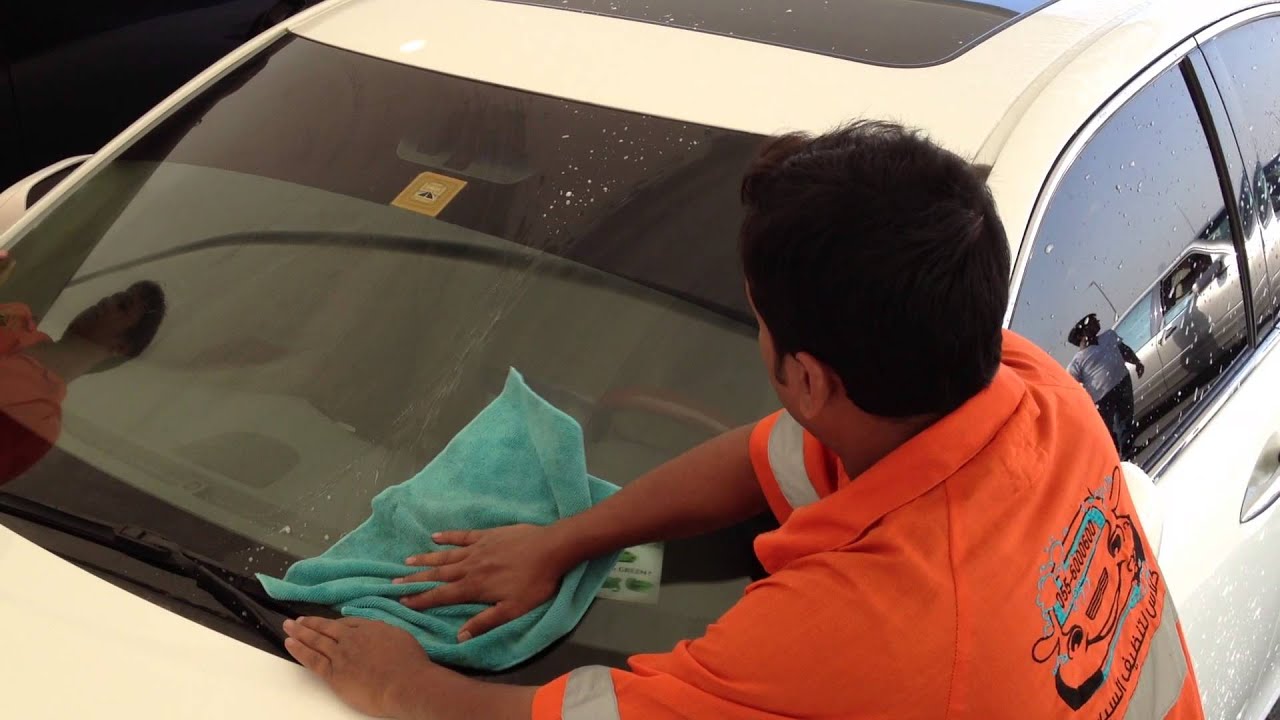 Car Wash Services Water less UAE. YouTube