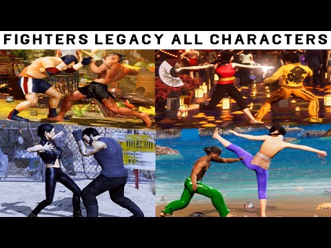 Fighters Legacy ALL CHARACTERS Gameplay Pc Steam 4K