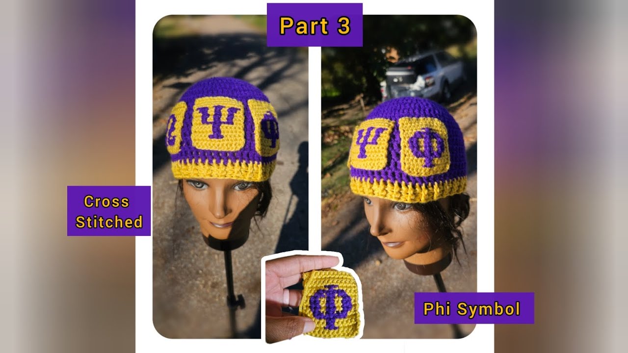 Part 3| Crossed Stitched Phi Symbol