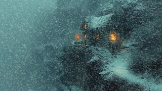 Ferocious Blizzard Roar & Howling Snowstorm Winds ┇ Intense Winter Storm Sounds for Deep Focus