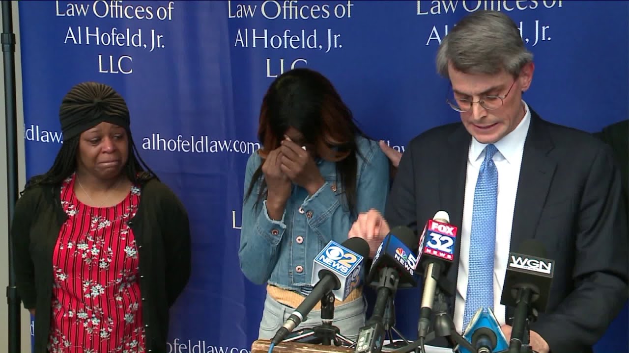 newspaper mockup 2 women file lawsuit after Chicago police raid wrong home during child's birthday party