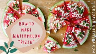 How to Make Watermelon Fruit Pizza by Thursday Night Pizza 156 views 2 years ago 51 seconds