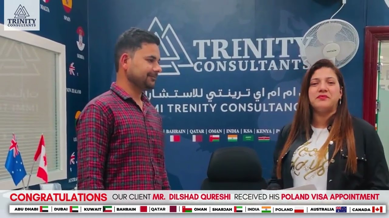 Client Success Story: Poland Visa Appointment Received | Trenity Consultants