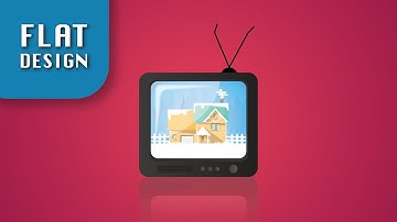 Retro TV Flat Design Tutorial || 2d Graphic Design || Chitrakar Yash
