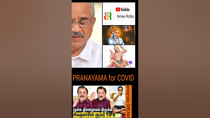 Actor Sivakumar Pranayama for Covid I RAJINI politics Tamilaruvi Mani I ariseroby