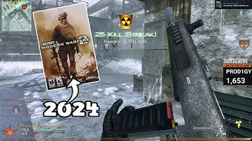 MW2 In 2024 is EASY(39-4):"M4A1 & ΑΑ12" NUKE ON SUB BASE DOM!