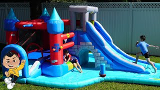 Inflatable Water Slide Jumping Castle Fun CKN Resimi