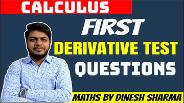 upsc mathematics optional (in hindi) | first derivative test | maxima minima | part 42