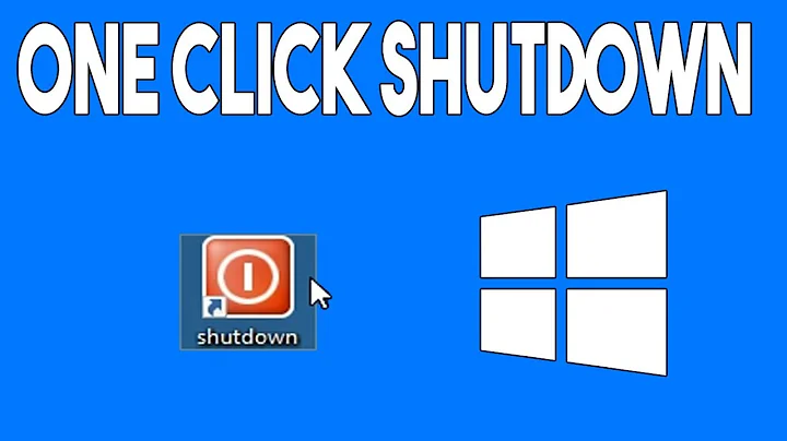 How to Add a shutdown button to your Desktop in Windows 10