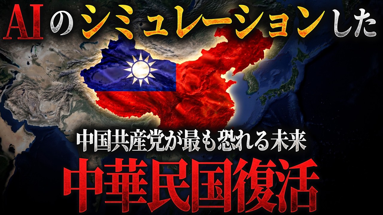 【地図で地政学】AIの考える中国が最も恐れる未来。台湾が中国大陸を統一する日