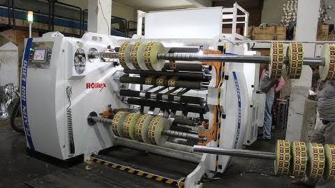 ROLLEX  CENTILIVER SLITTER REWINDING MACHINES