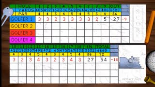 Golden Tee 99 -Rancho Saguaro- Least Amount of Strokes 54/-18 MAME RECORD (TG Verified)