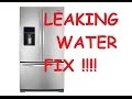 Whirlpool refrigerator repair- ice in freezer- water on floor Fix Maytag, Kithcenaid, Kenmore