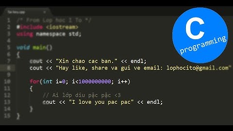 Bài tập lập trình C - Cấu trúc lặp - Đếm số lượng chữ số chẵn của số nguyên dương n