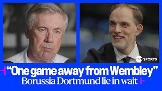 'First stop Wembley' - Carlo Ancelotti \& Thomas Tuchel eye another Champions League final 🏆 #UCL