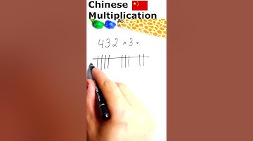 Chinese Method of Multiplication! You Should Learn This! #maths #mathstricks #mathtrick  #algebra