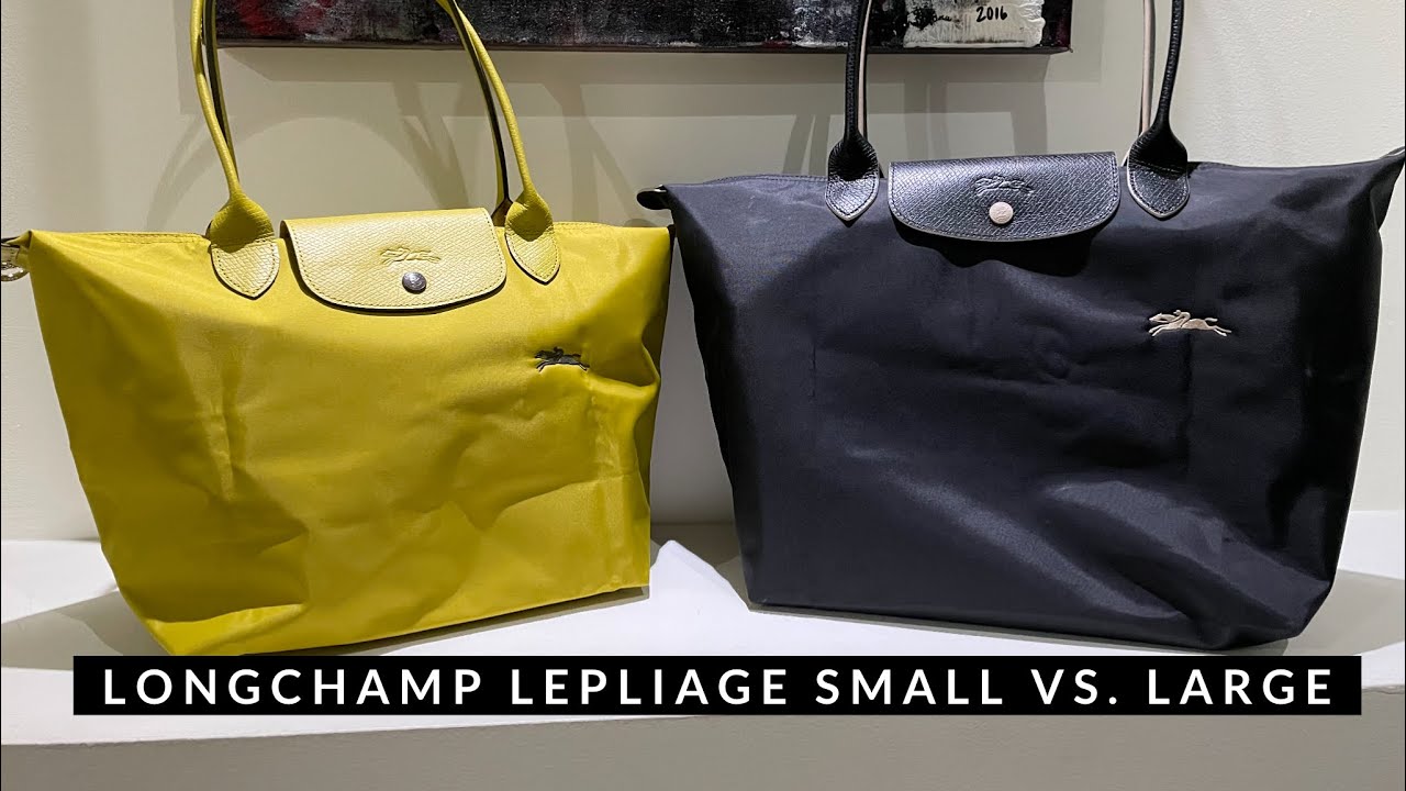 Longchamp Le Pliage Tote Small VS Large