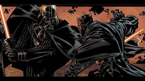 Darth Vader vs Darth Maul