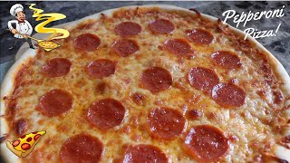 COMO HACER PIZZA DE PEPPERONI 🍕**FACIL Y QUEDO MARAVILLOSA* YUMMY!!!