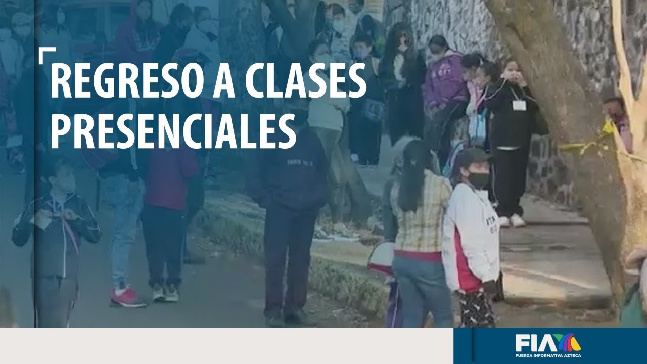 Millones de estudiantes regresaron este lunes a clases presenciales ...