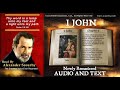 62   book of 1 john  read by  alexander scourby  audio and text  free on youtube  god is love