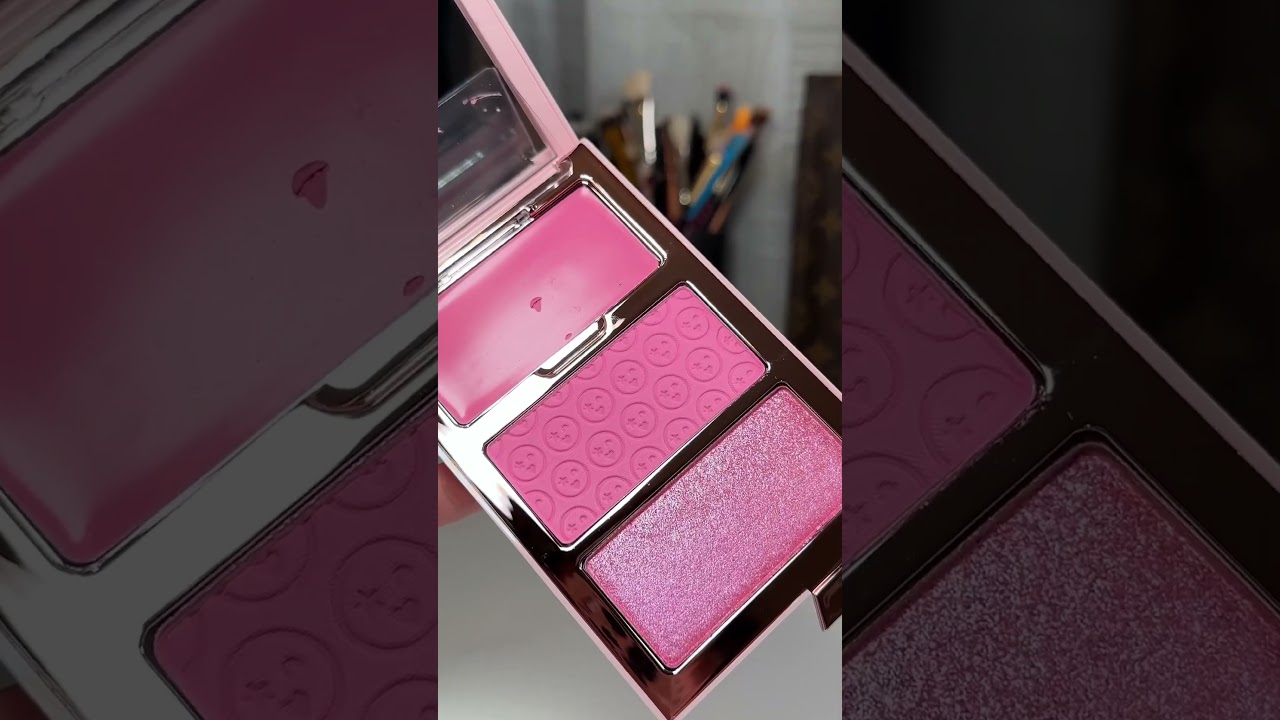 One Size Beauty Attention Seeker Blush Palette // Pink Blush, Pink Cream Blush, Pink Highlighter