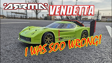 Arrma Vendetta First Run