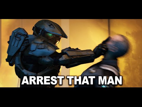 Master Chief vs Captain Del Rio, but it's lore accurate (ANIMATION)