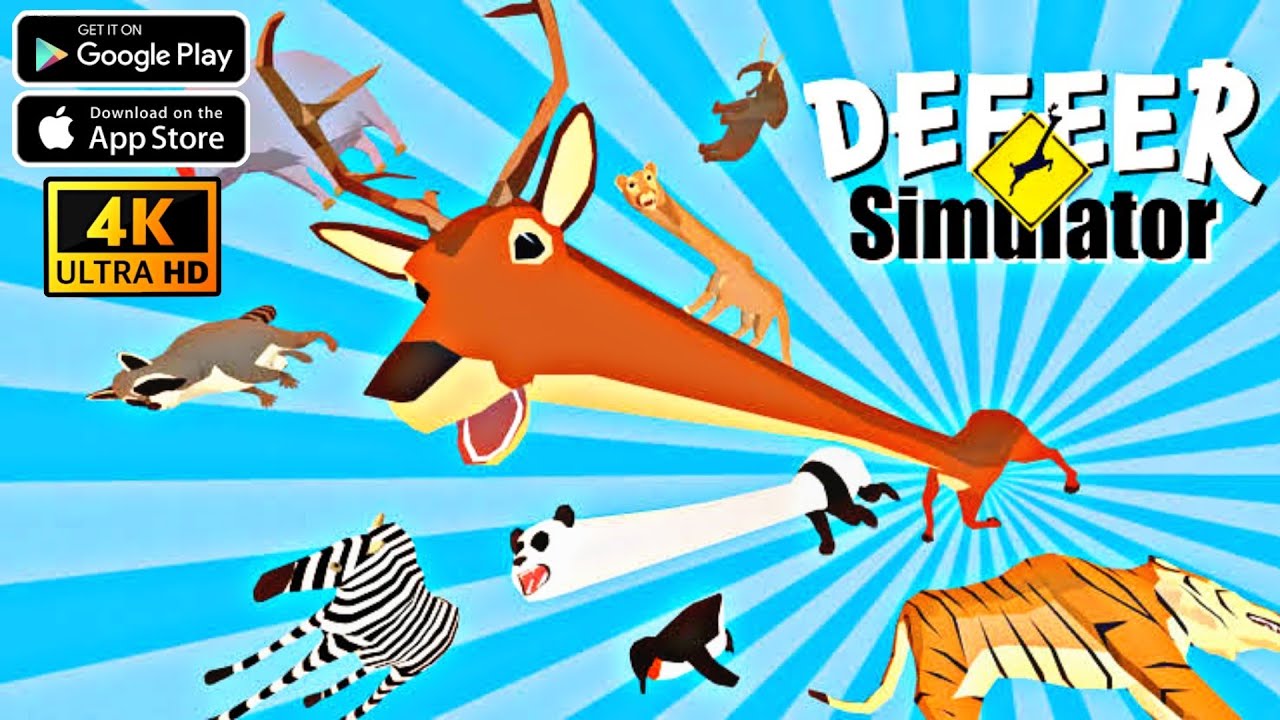 Deer Simulator: How to Become a Legendary Deer Funny 😂 Gameplay for Android Mobile || WARRIOR GAMIFY