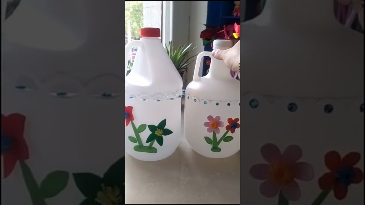 Recycle Plastic Bottles Into Cute Flower Pots | Gardening Ideas |Plastic bottle turn to useful thing