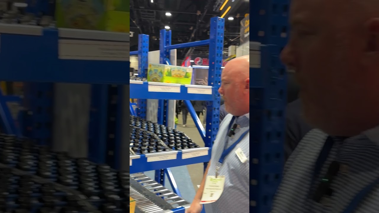 UNEX ProMat 2025 Booth | SpanTrack Carton Flow in Roller Rack