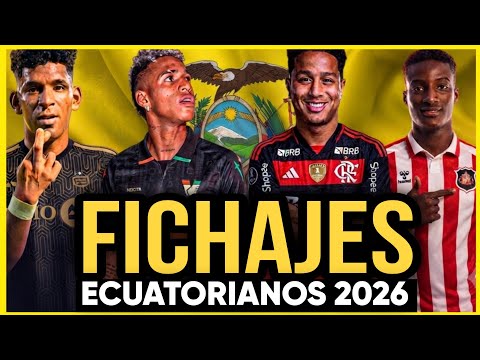 IT'S ALL CLOSED! THIS IS HOW THE CONFIRMED TRANSFERS FOR ECUADORIAN PLAYERS ABROAD ENDED 2026