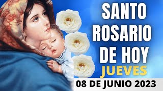 💖Santo Rosario de HOY Jueves 08 de Junio 2023🌹MISTERIOS LUMINOSOS🌹 Por la paz en el mundo