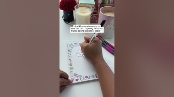 Pretty to-do lists make tasks so much easier!