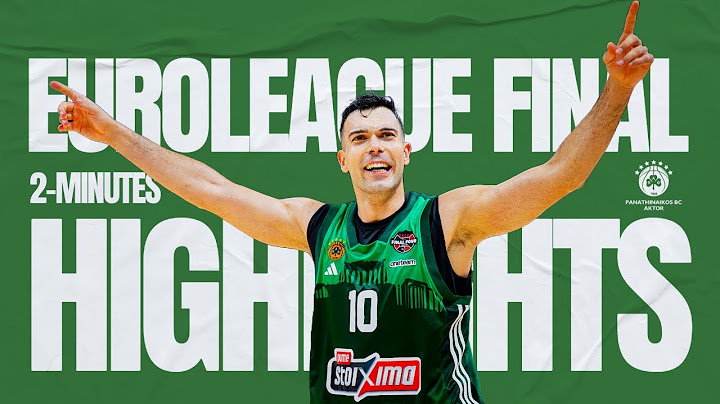 Ρεάλ Μαδρίτης - Παναθηναϊκός AKTOR 80-95 | 2-minutes Highlights | Euroleague Final (26/05/2024)