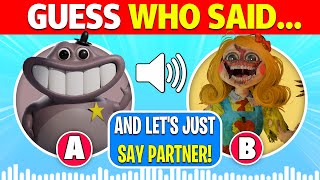 Guess The MONSTER'S VOICE | Garten of Banban 7 + Poppy Playtime 4 | Sheriff Toadster, Miss Delight