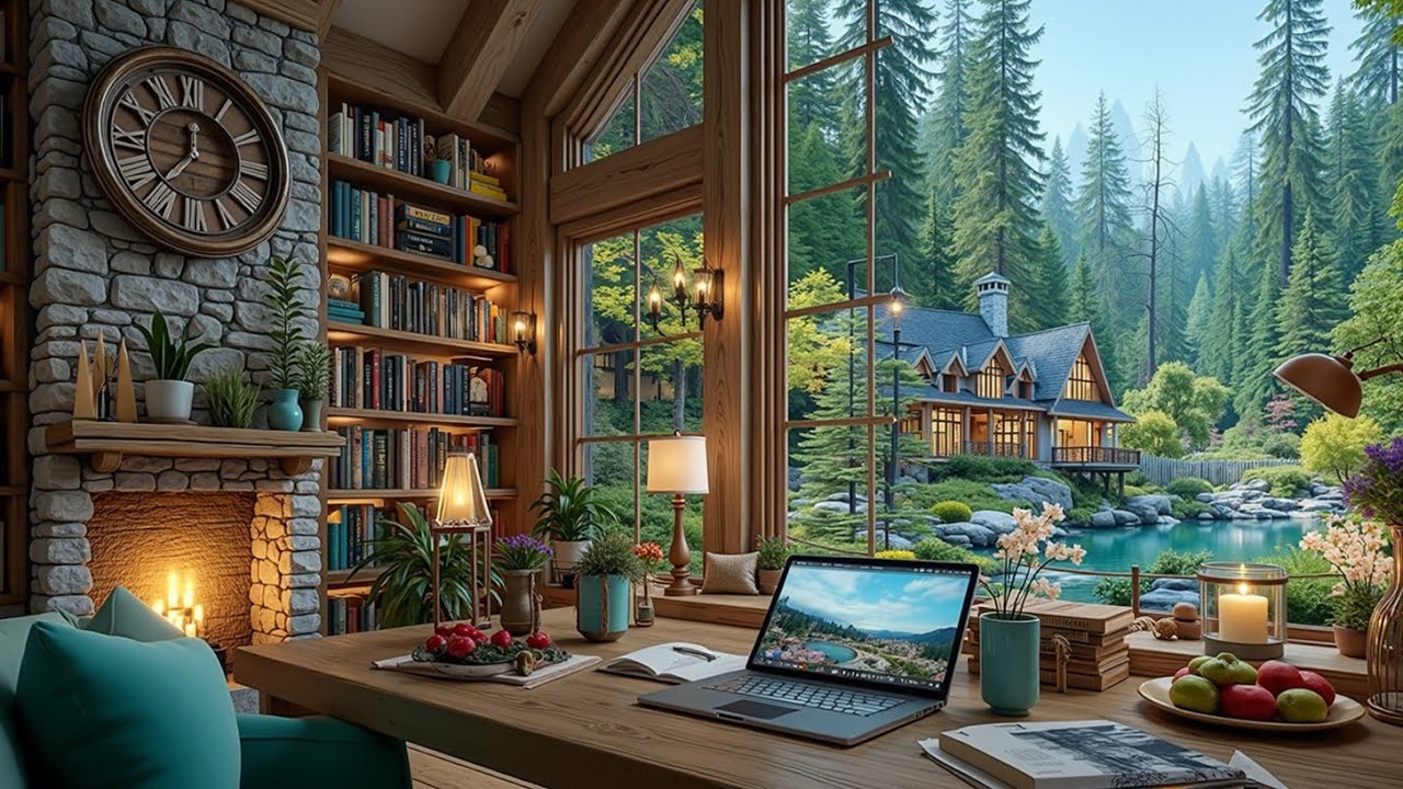 Workday Jazz & Spring Vibes ~ Музыка для фокуса при удаленной работе и учебе | Офисный джаз