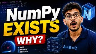 Why NumPy Exists 🤯 Python को NumPy की जरूरत क्यों पड़ी