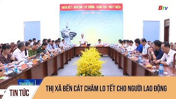 Thị xã Bến Cát chăm lo tết cho người lao động