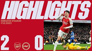 KAI HAVERTZ SCORES AGAIN! | Arsenal vs Brighton \& HA (2-0) | Premier League Highlights